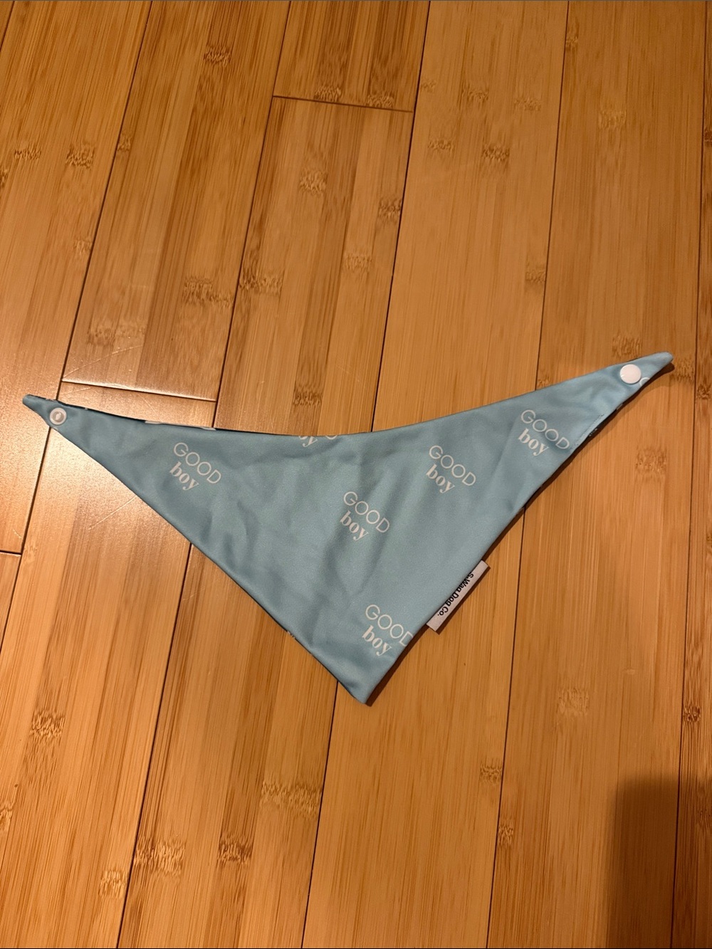 Reversible dog bandana - good boy